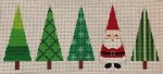 ASIT260 - Tree Pillow with Santa