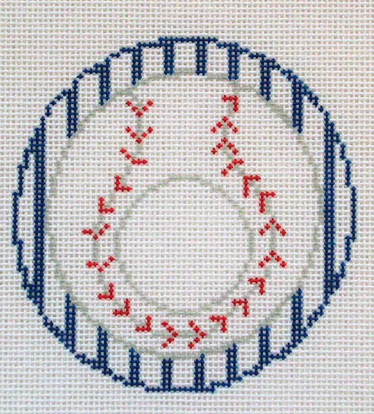 RD 105 - Baseball Monogram Round
