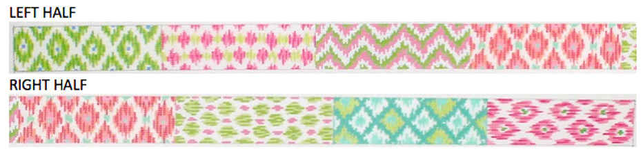 BL-68 - Patchwork of Ikat Patterns - Pinks and Turquoise