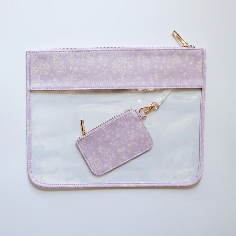 Toile Project Bag - Dogwood Needlepoint