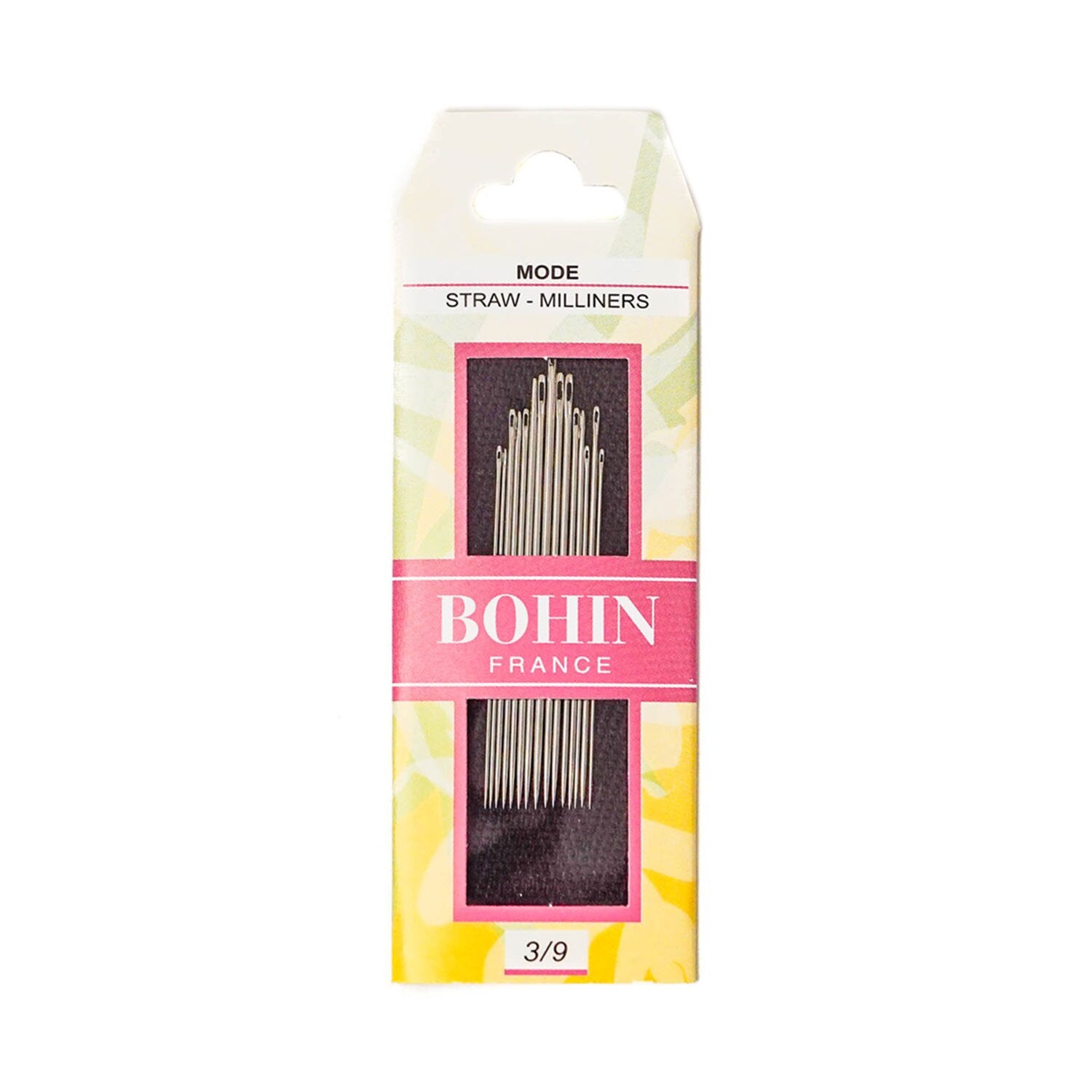 Bohin Milliners 3/9 Needle Assortment