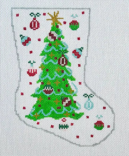 BS-89 - Rocking Around the Christmas Tree Mini Stocking