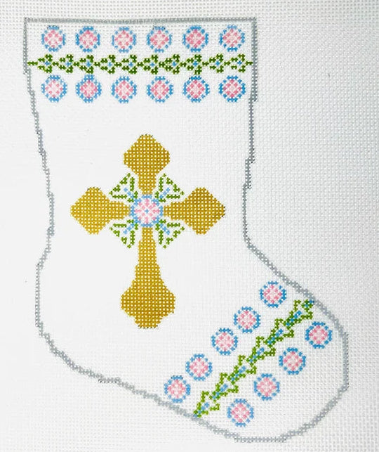 BS-57 - Immanuel Cross Mini Stocking