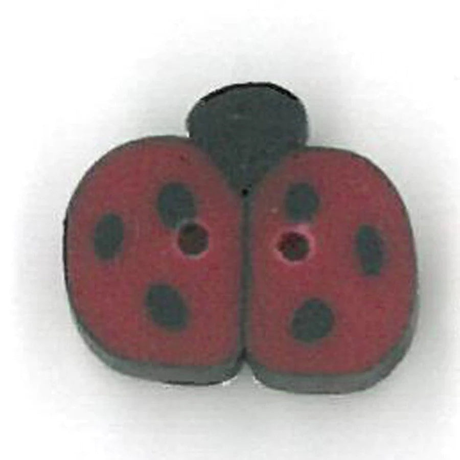 Tiny Red Lady Bug Button