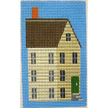 KB 229 - White Shaker House Key Fob