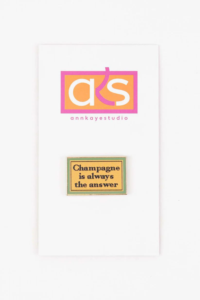 Champagne Is Always The Answer Needle Minder
