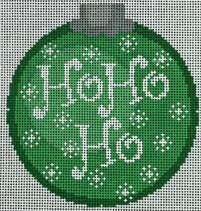 CO36C - Ho Ho Ho Ornament - Green