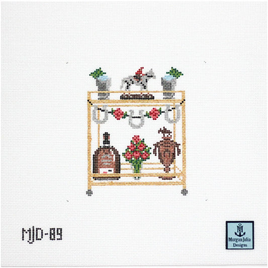 MJD-89 - Derby Bar Cart