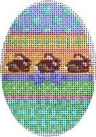 AT EG277 - Brown Bunnies/Dots Egg