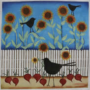 EWE-637 - Sunflowers and Crows