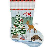 5410 - Forest Animals Tree Mini Stocking