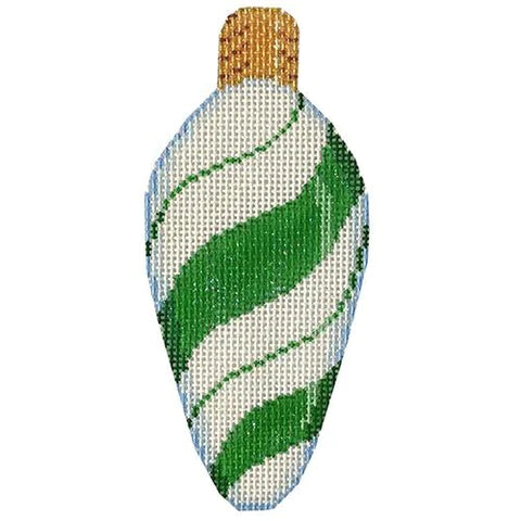 AT CT1951G - Green Peppermint Swirl Light Bulb