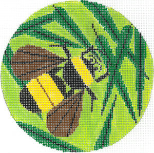 HC-O385 - Bee Green Background