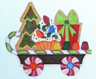 HO747 - Gingerbread Flat Car