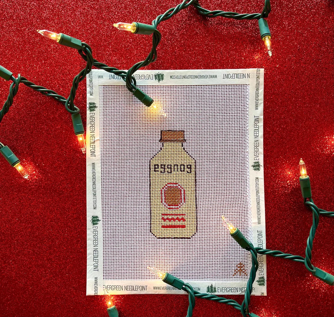 CB-02 Eggnog Needlepoint Canvas