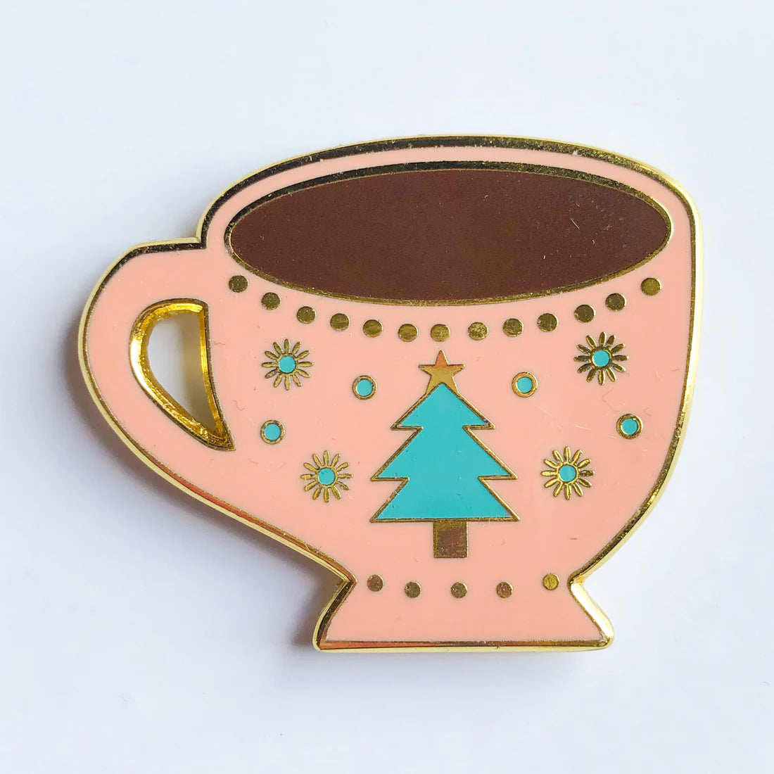 Pink Coffee Mug Needle Minder