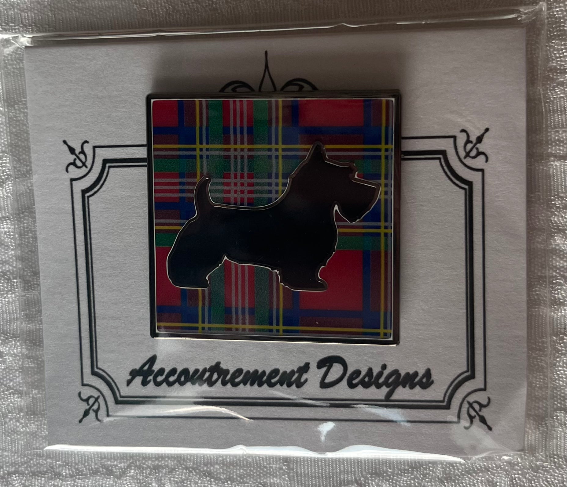 Plaid Scottie Needle Minder