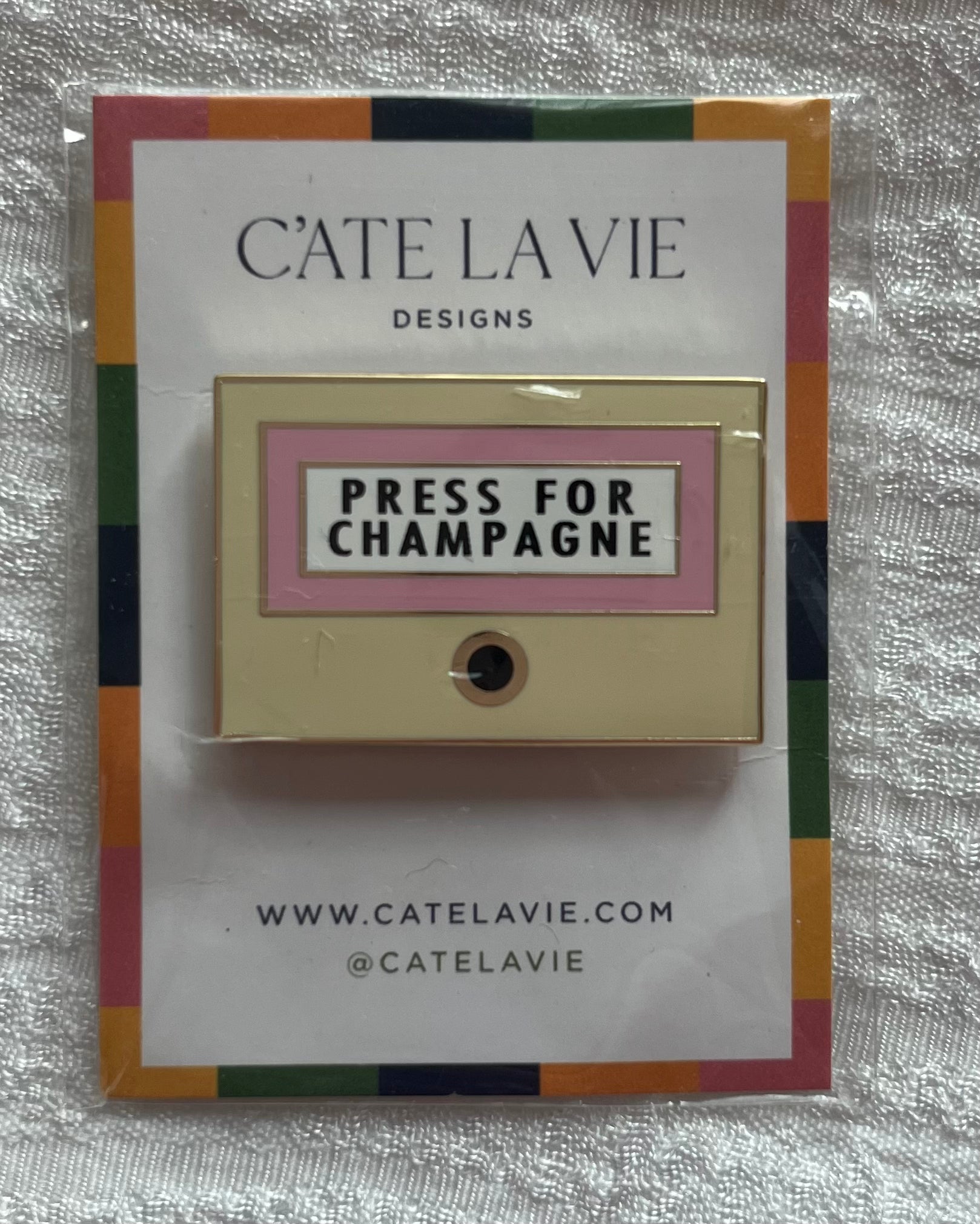 Press for Champagne Needle Minder