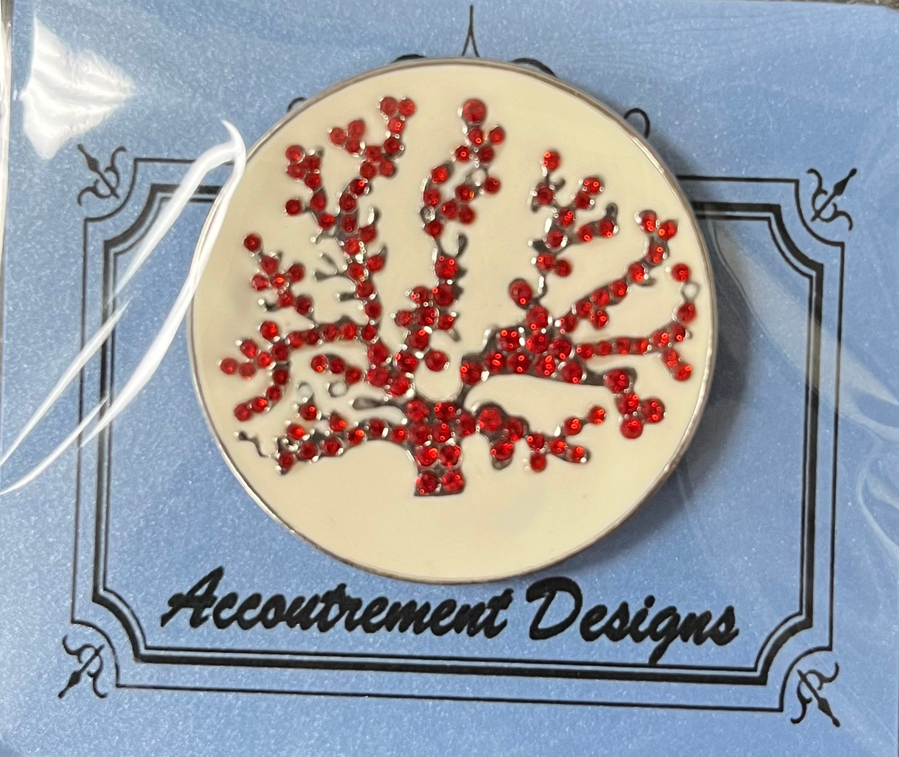 Red Coral Needle Minder