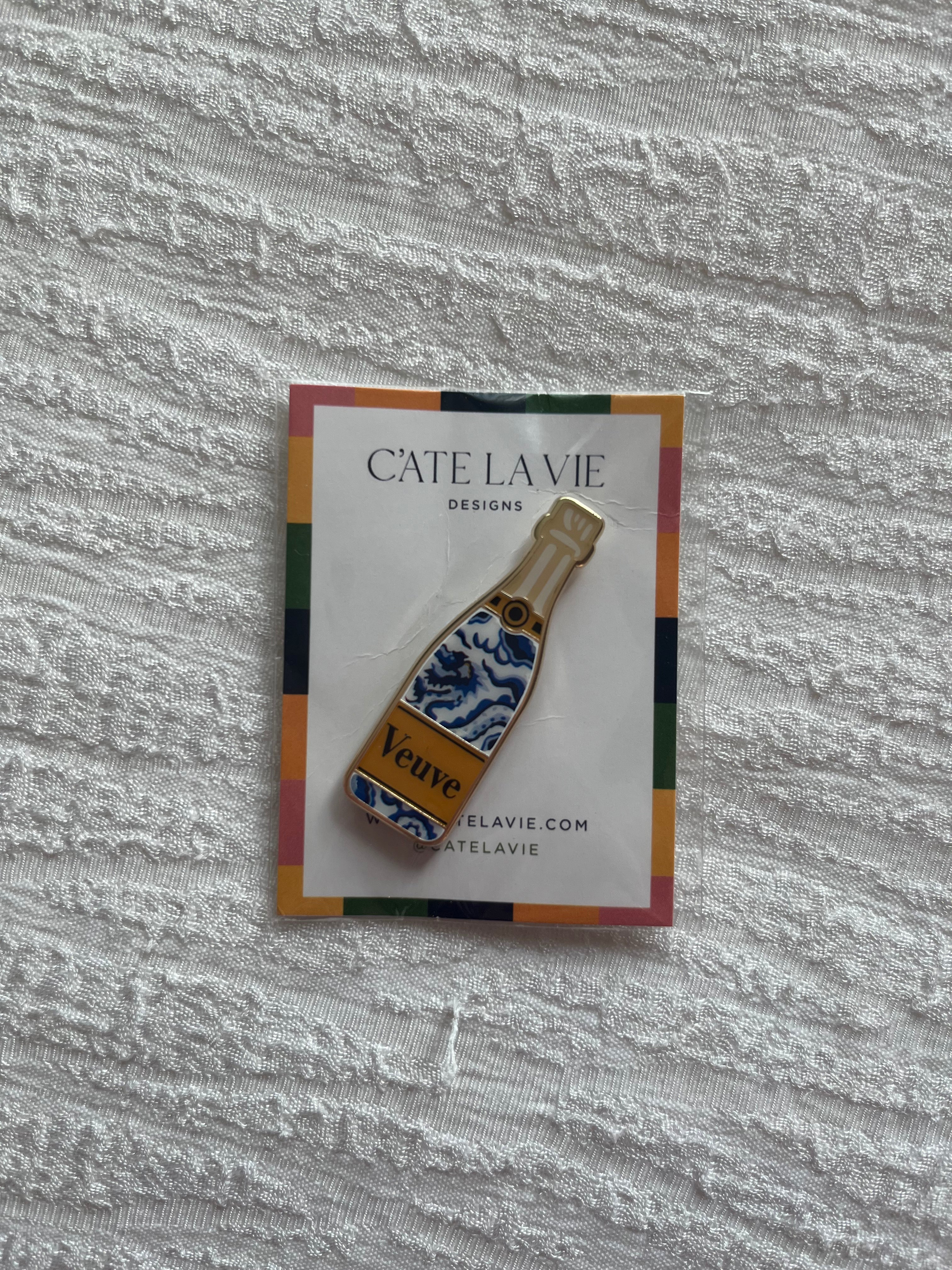 Chinoiserie Champagne Needle Minder