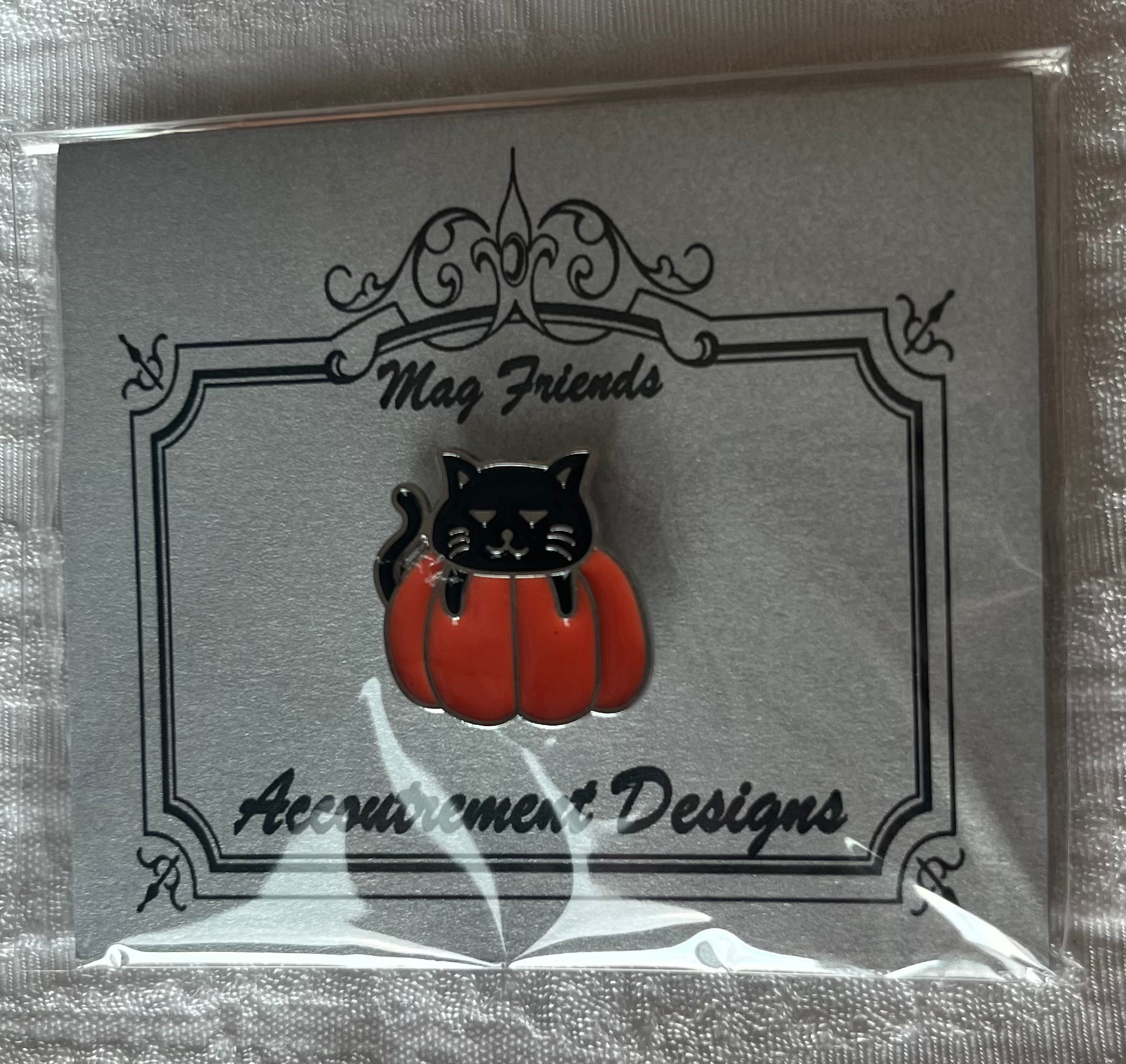 Cat & Pumpkin Needle Minder