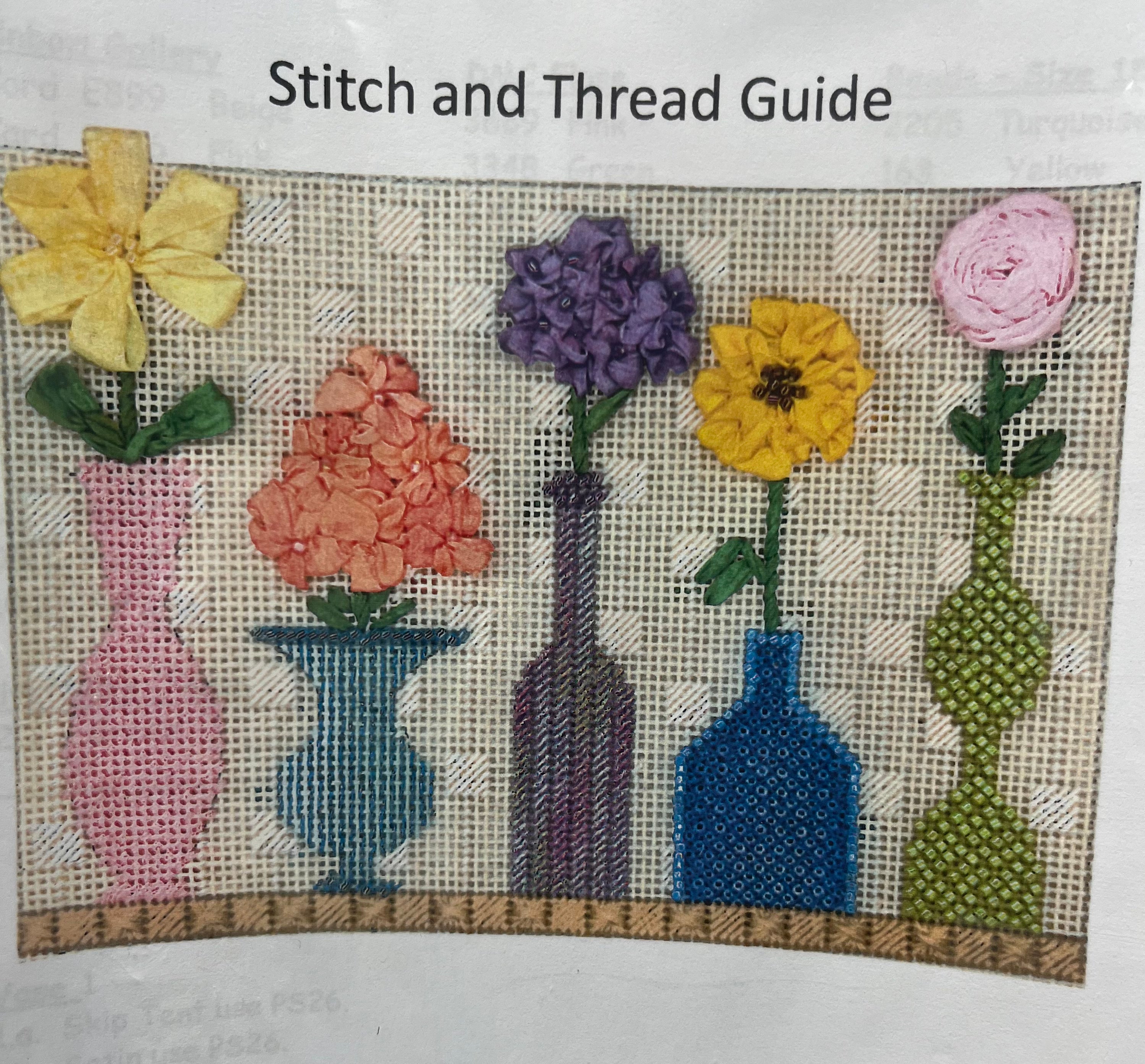 Mini Vases and Stitch Guide