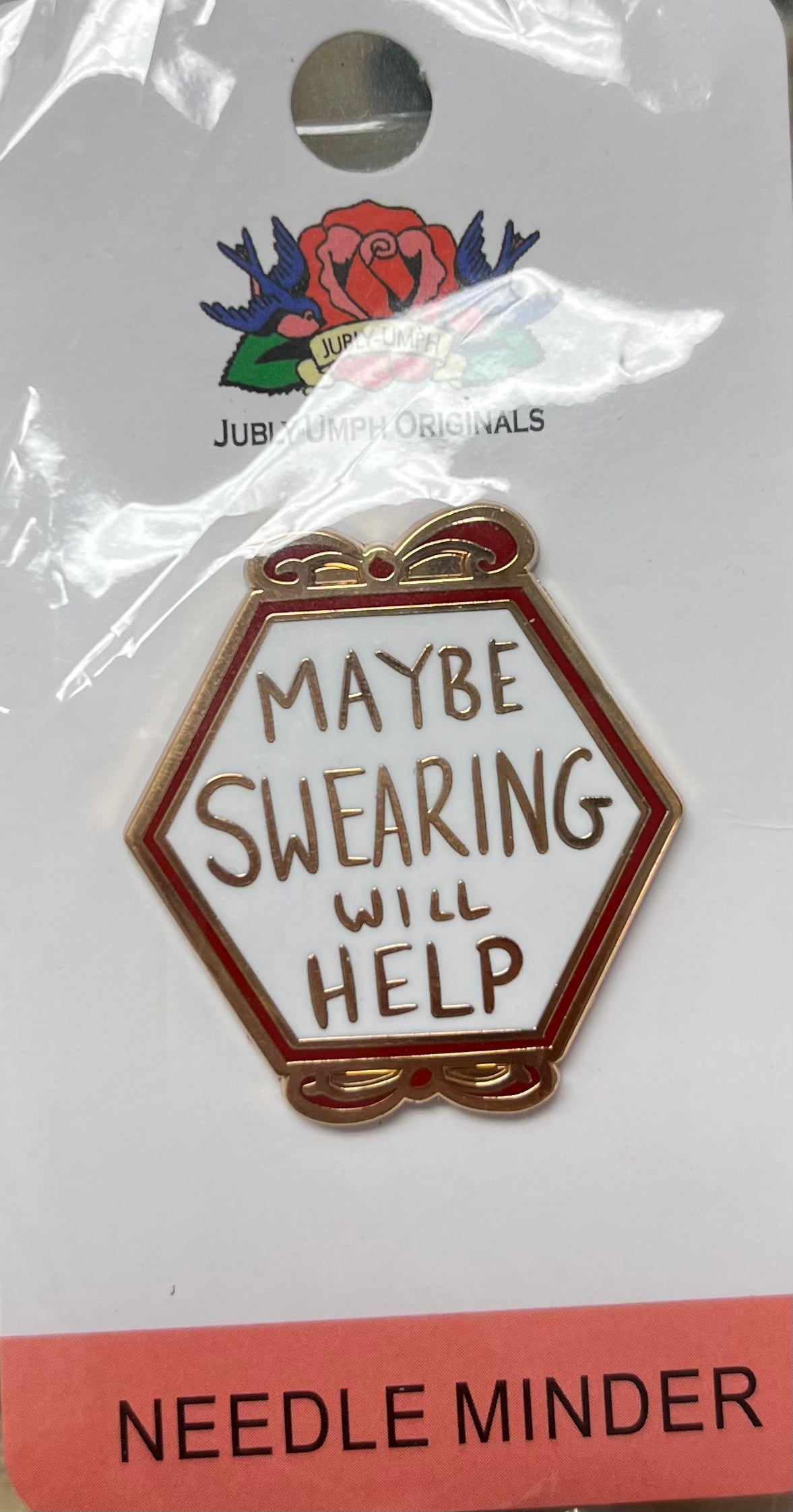 Swearing will Help Magnet - Needle Minder