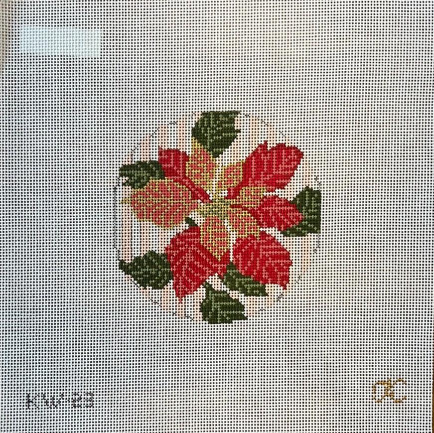 KW-23 - Poinsettia 4" Round