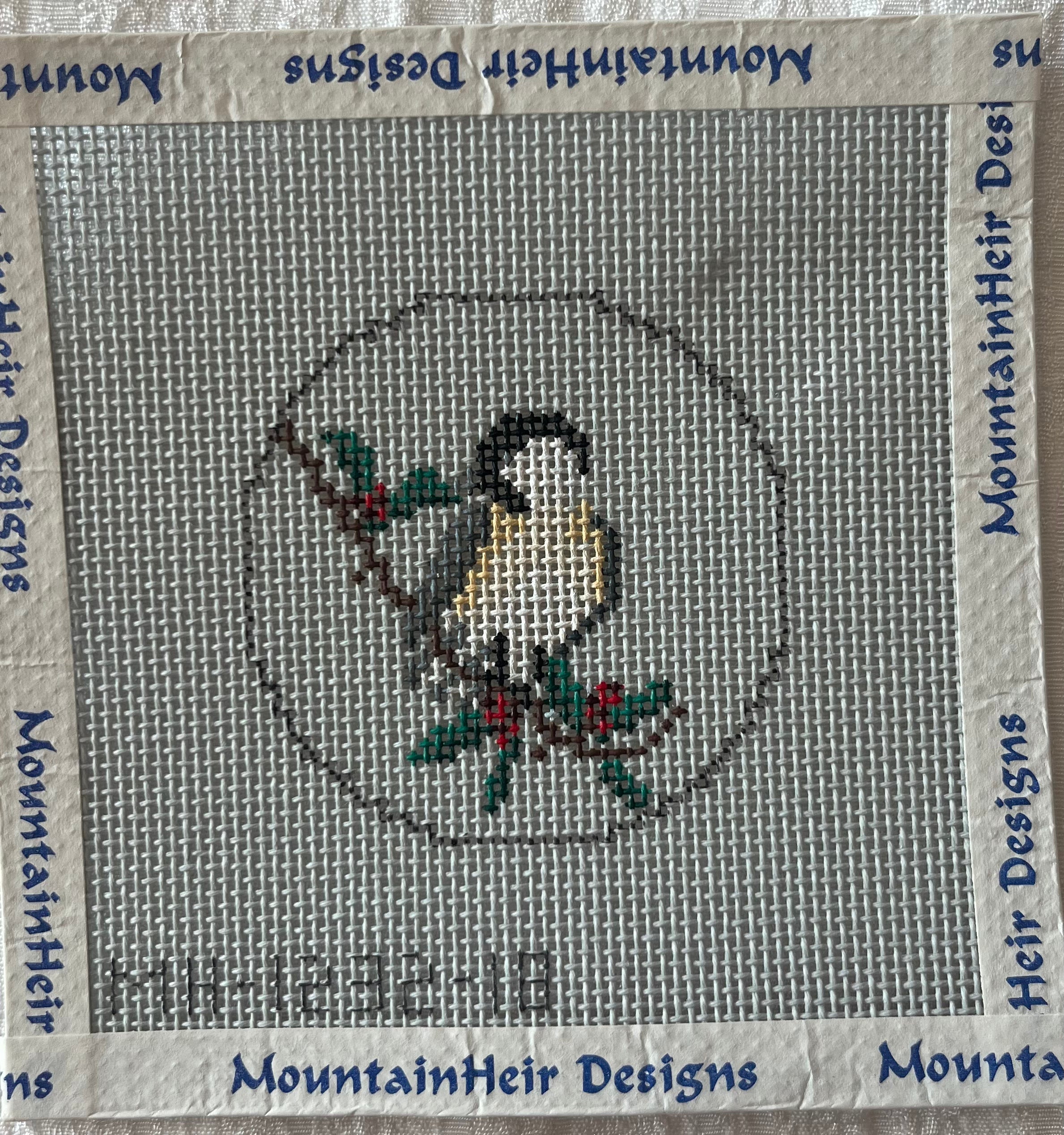 MH-1232-18 - Stitch a Round - Chickadee Ornament