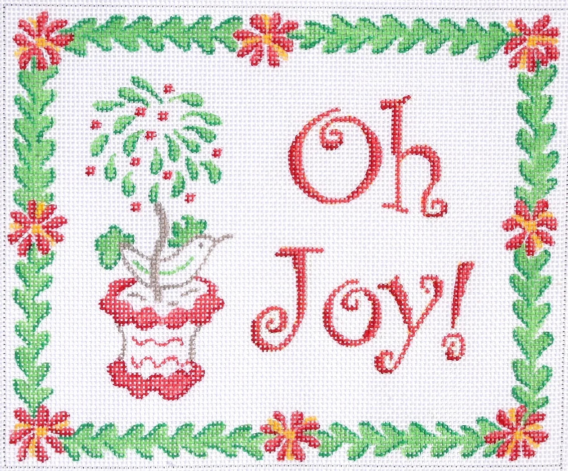 JW-DH-05 - "Oh Joy!" Christmas Bird in Topiary