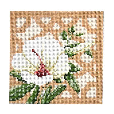 KB 1293 - Trellis Coaster - Hibiscus