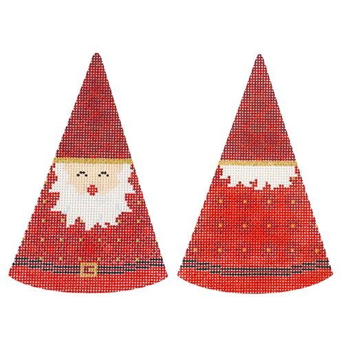 KB 1606 - Santa Cone - Red Lattice Hat