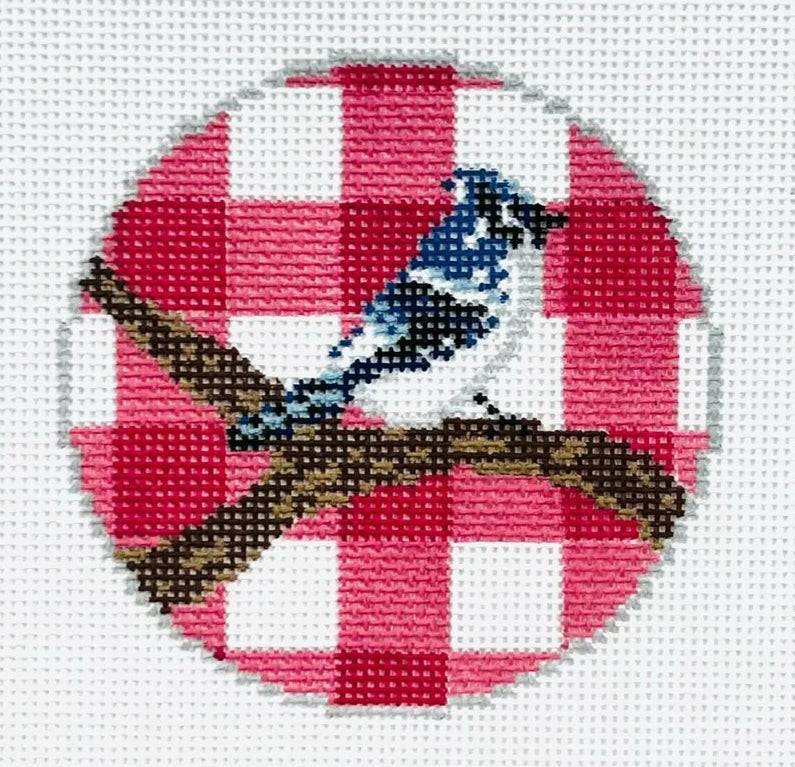 KCD1489 - Gingham Round Bluejay