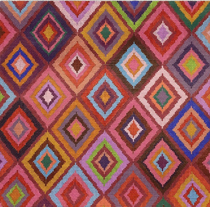KCD4006 - Multicolored Diamond Pattern