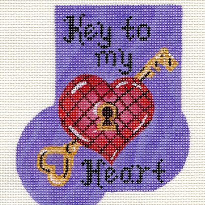 RG03 - Key to My Heart Mini Sock