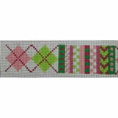 KK-B509-  Pink and Green Geometric Belt