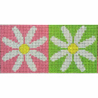 KK-B547D -  Daisy Pink and Green Purse Strap