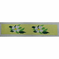 KK-FO1F - Key Fob - White Dogwood on Yellow