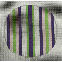 KK-O198A - Purples and Greens Ornament