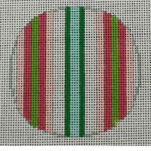 KK-O198B - Pink, Green and Turquoise Ornament