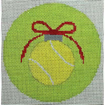 KK-O202A - Tennis Ball with Red Bow on Green