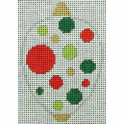 KK-O218B - Bauble Gold TB Red Green Dots