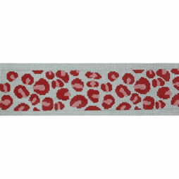 KK-PS1C - Pink and White Leopard Print Purse Strap