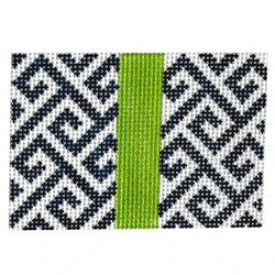 KK-WCC23 - Wallet Insert - Navy and Green