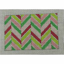 KK-WCC29 - Wallet Insert - Chevron Multi Pinks and Greens