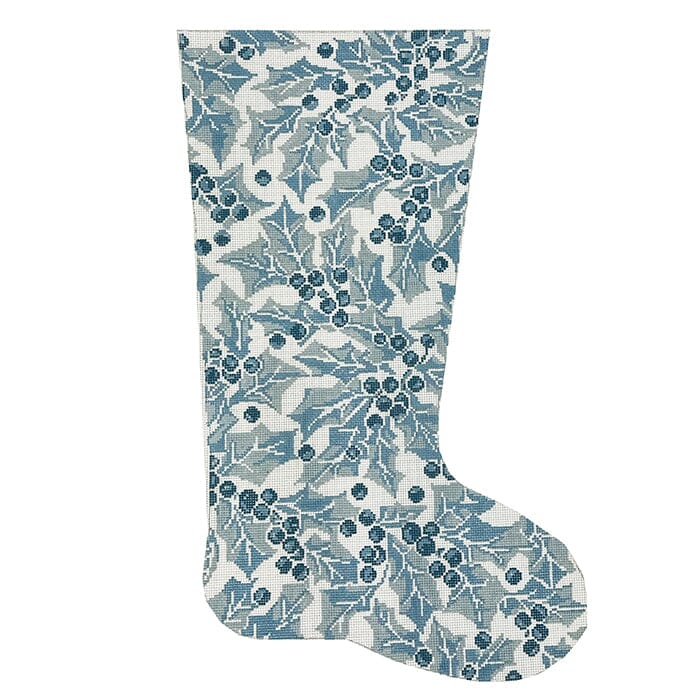 KW27-14 - Blue Holly Stocking