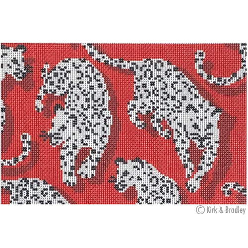 NTG KB146 - Leopard Clutch - Red