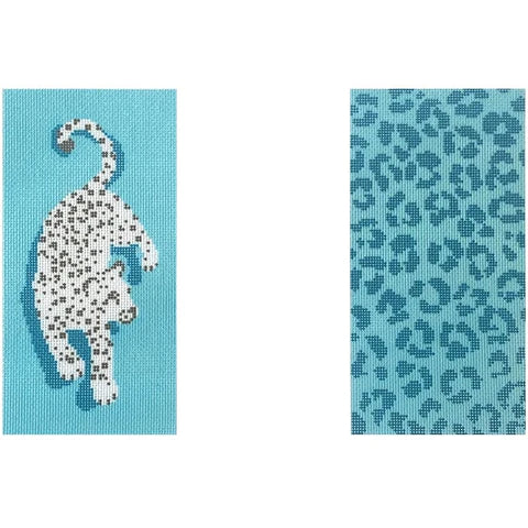 NTG KB184  - Leopard Eyeglass Case - Blue