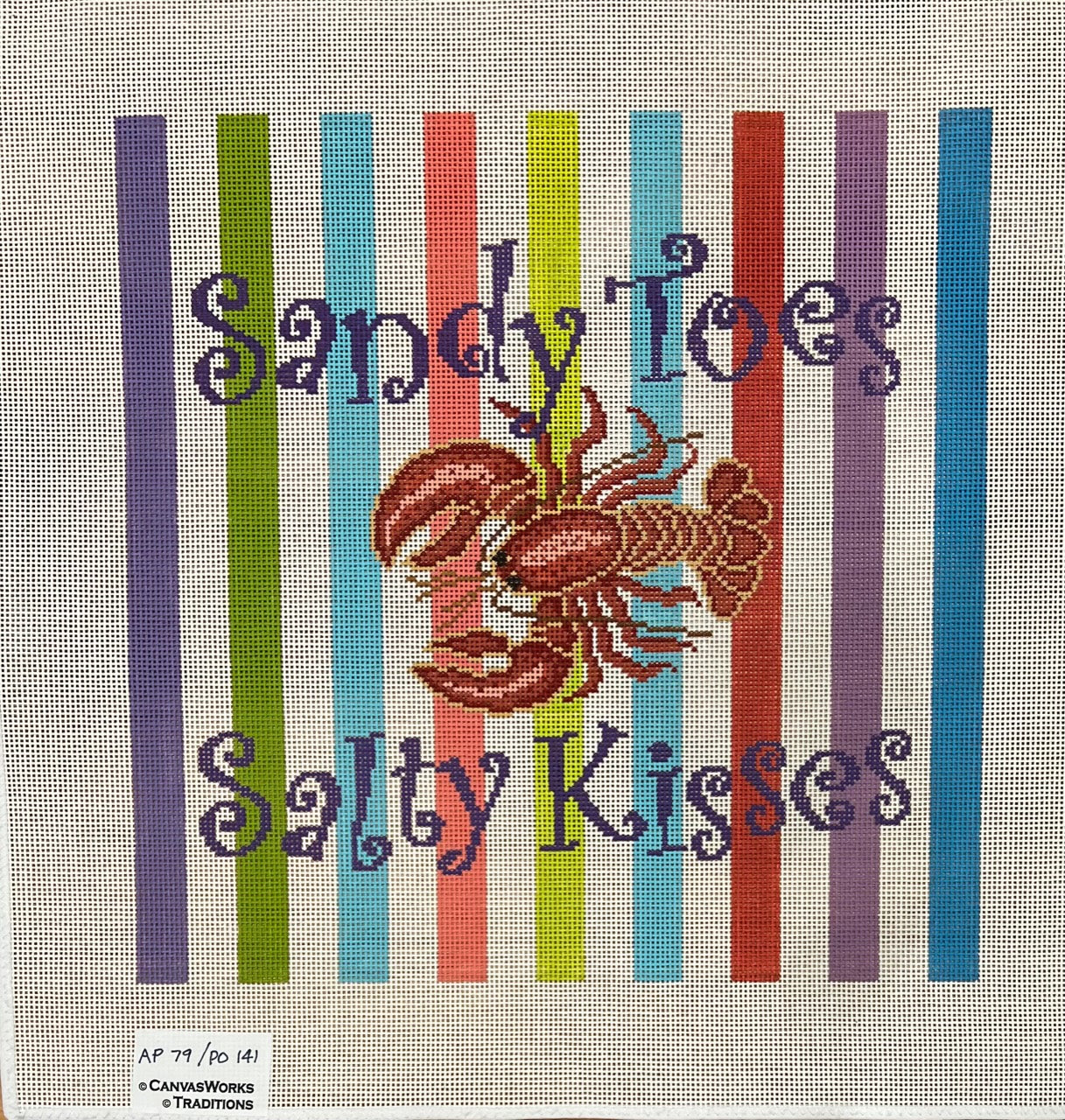 AP79  PO 141 - Sandy Toes Salty Kisses Lobster