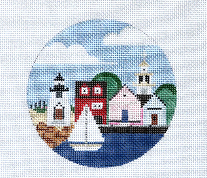 PP874BX - Travel Round: Nantucket (Harborscape)